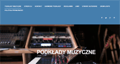 Desktop Screenshot of podklady-muzyczne.pl